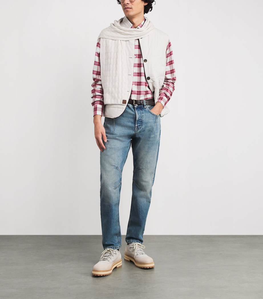 Cotton-Blend Check Shirt LAMPONE Image 2