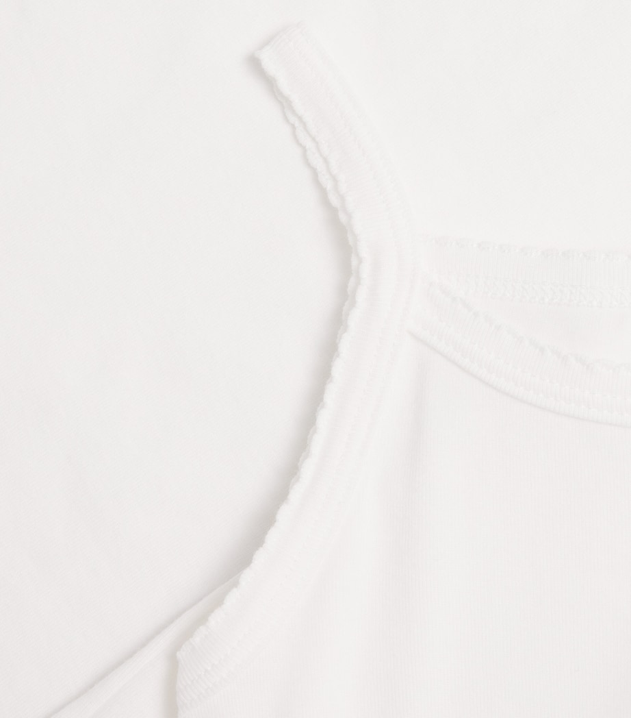 Set of 2 Organic Cotton Vest Tops (2-14 Years) 0VARIANTE 1 Image 4