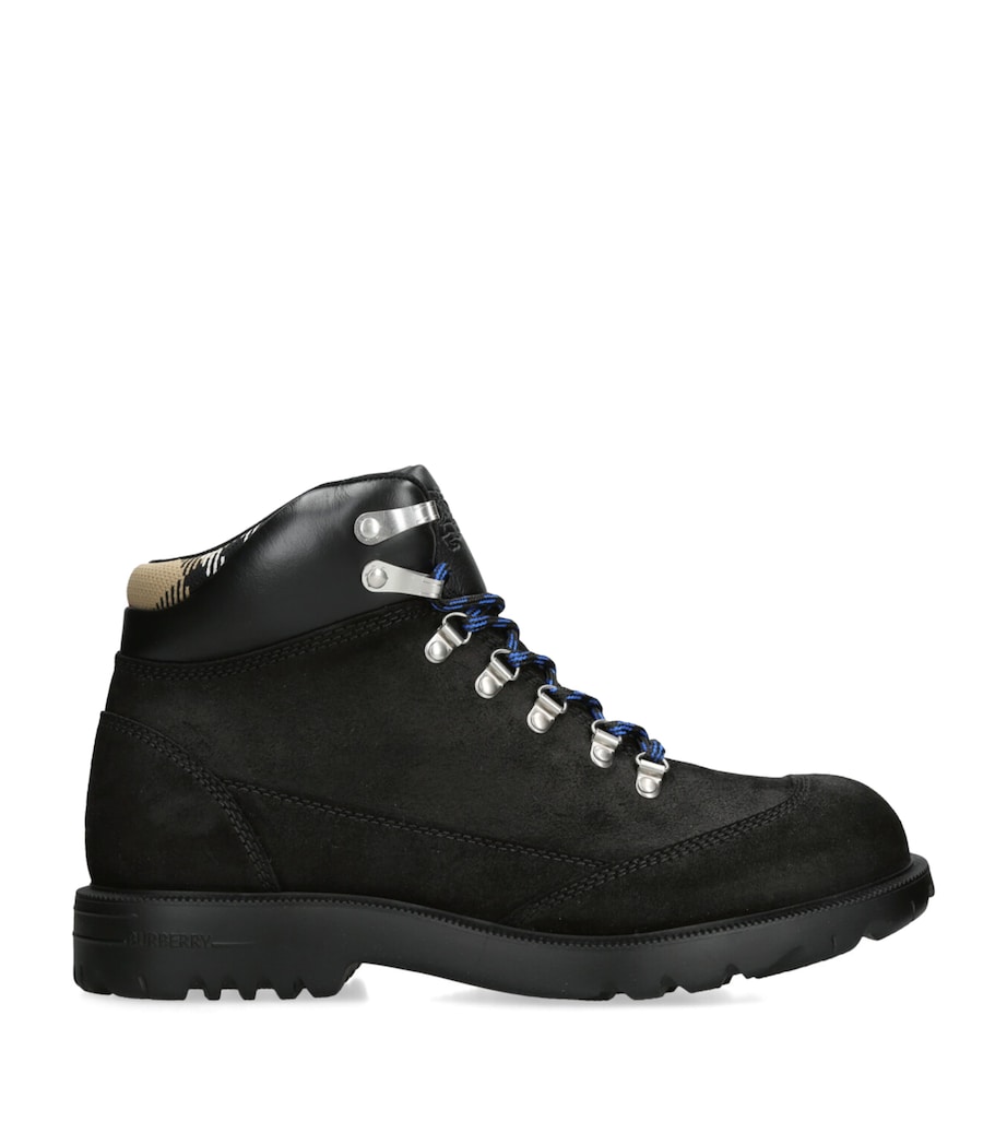 Suede Moor Hiking Boots BLACK Image 1