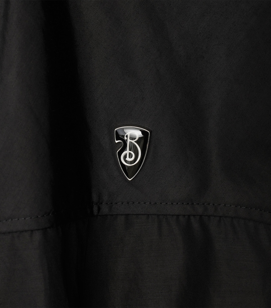 B Shield-Plaque Short Parka BLACK Image 4
