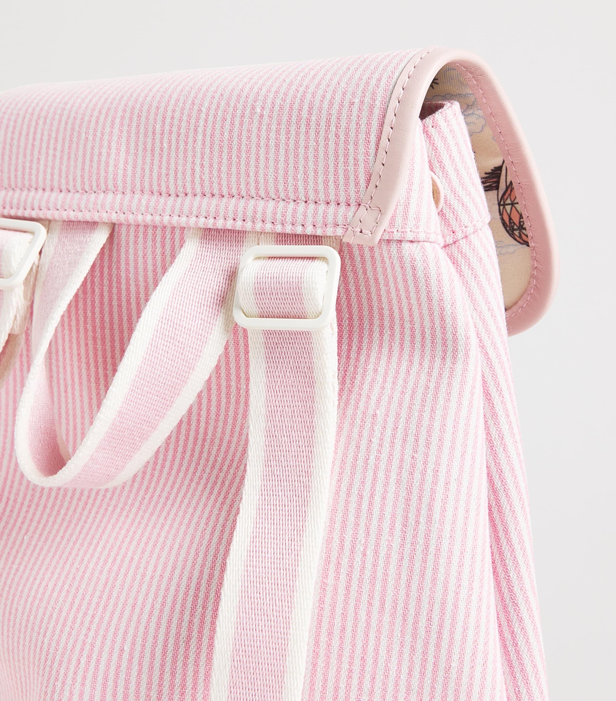 Harrods Embroidered Backpack Pink Image 5