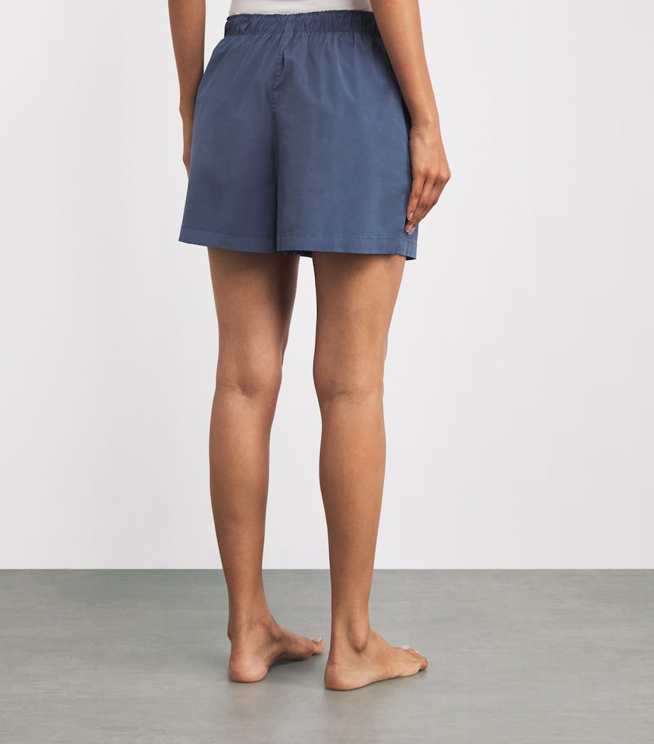 Cotton Poplin Shorts HARBOR Image 4
