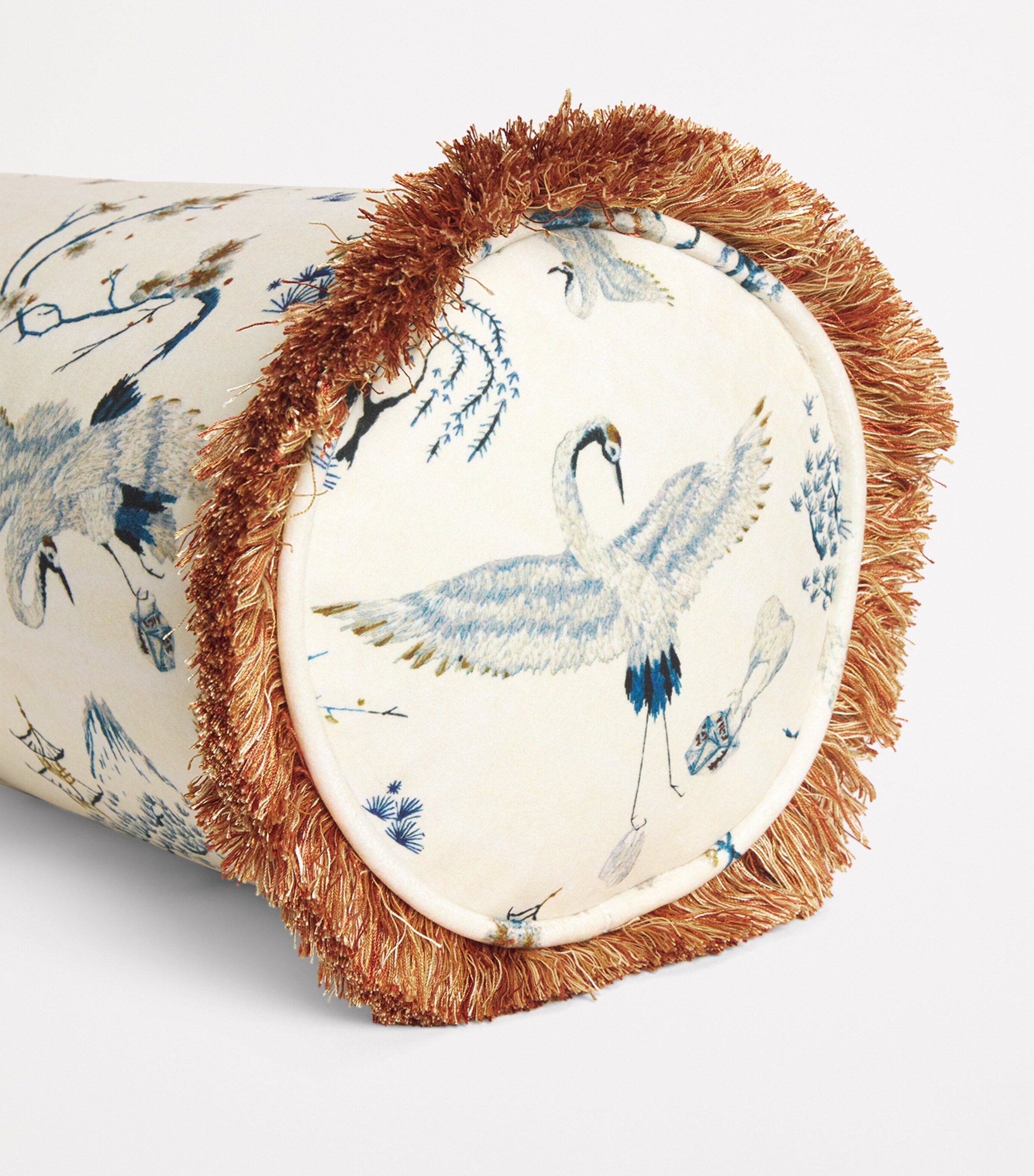 Food Babies Bolster Cushion (25cm x 60cm) IVORY Image 4