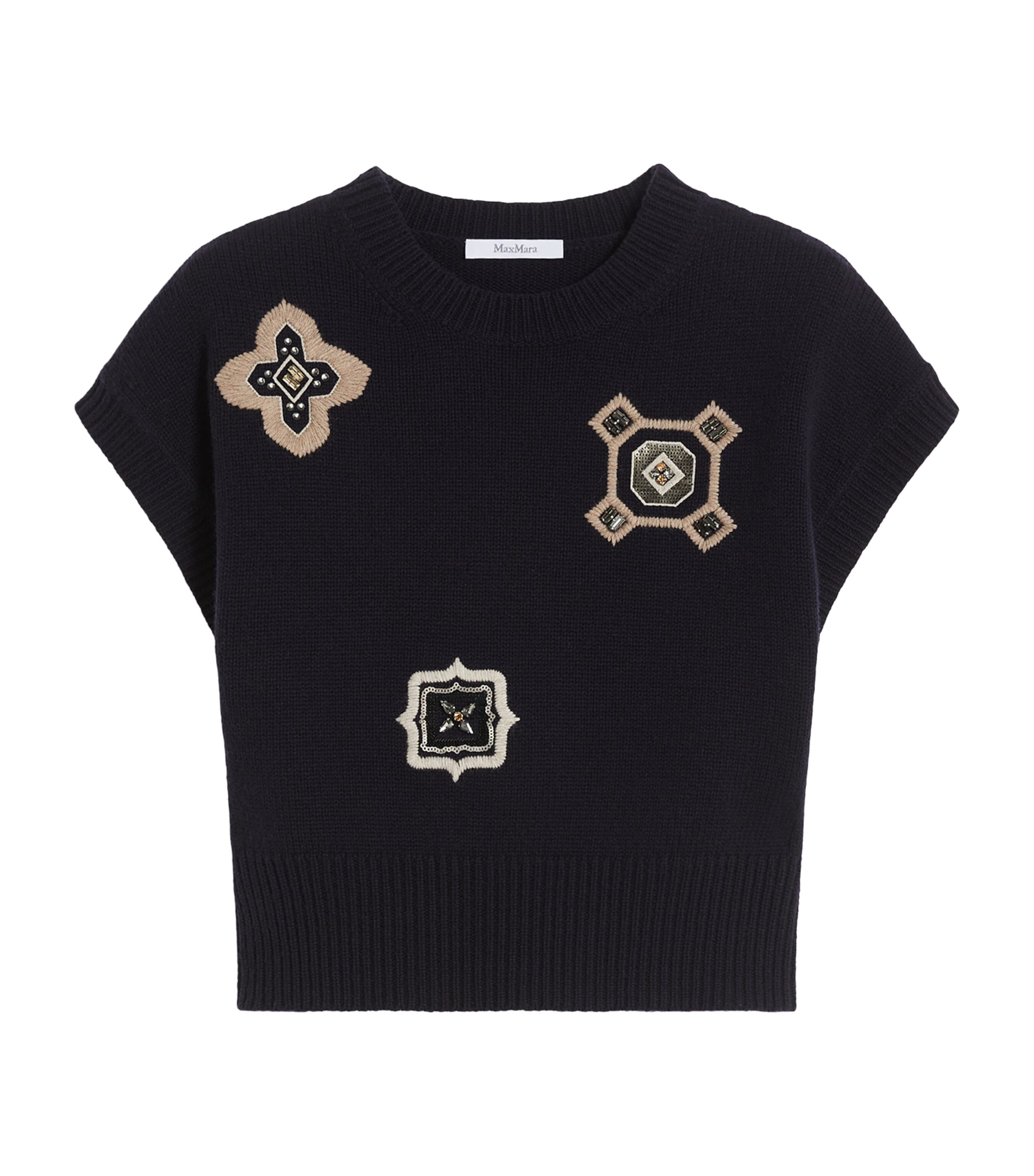 Wool-Cashmere Sweater Vest ULTRAMARINE Image 1