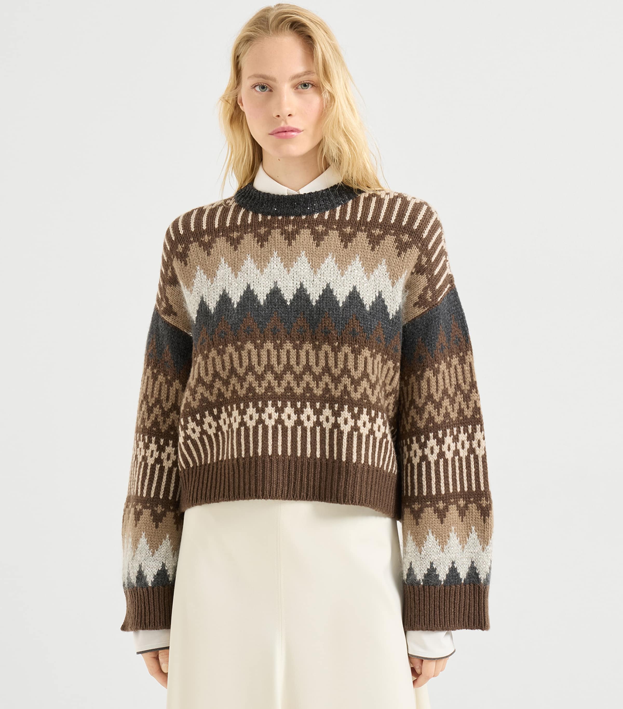 Cashmere Dazzling Mountain Sweater C2229 Image 2