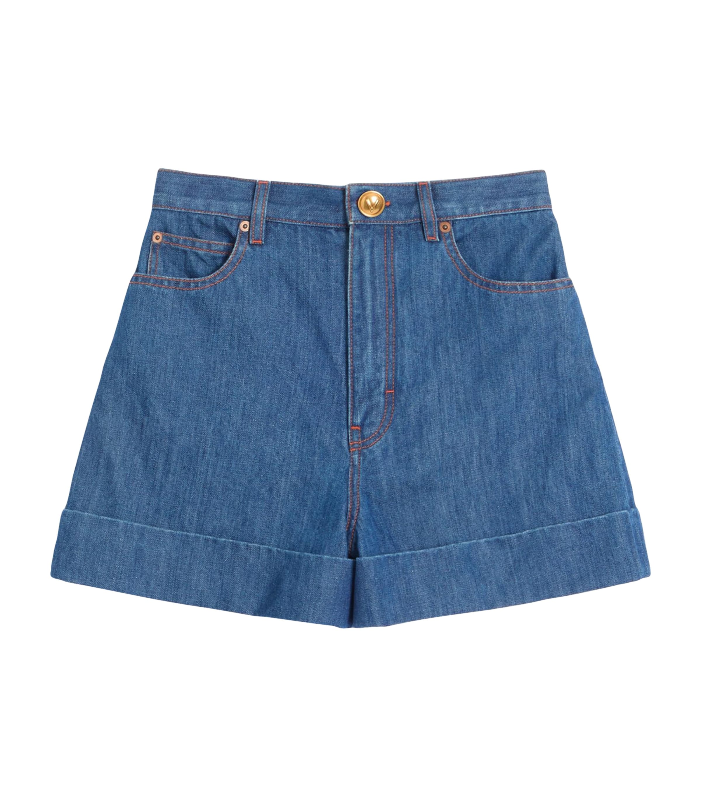 ショートパンツ VALENTINO Cotton and linen shorts with chez valentino Valentino Cotton-Linen Shorts | Harrods US