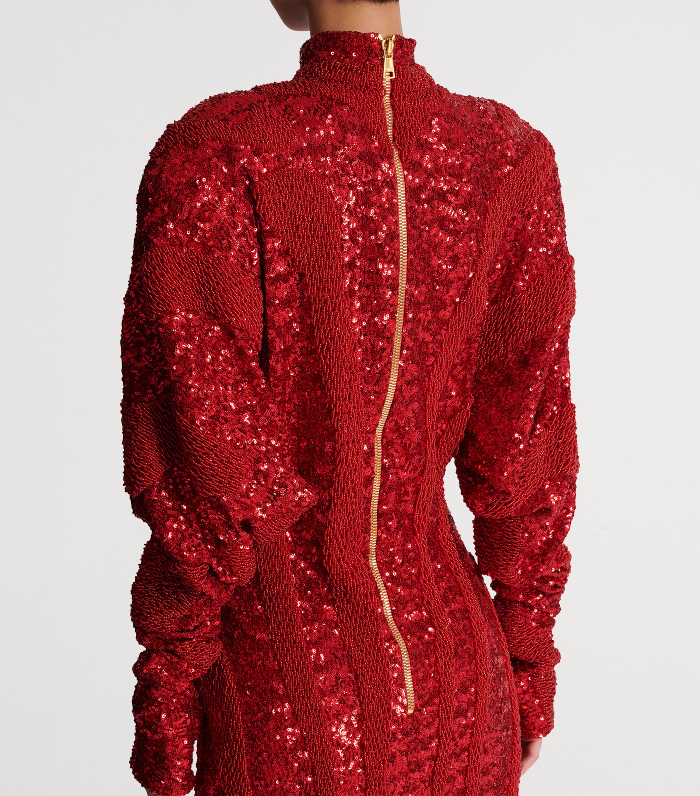 Crystal-Embellished Split Maxi Dress MHF ROUGE Image 5