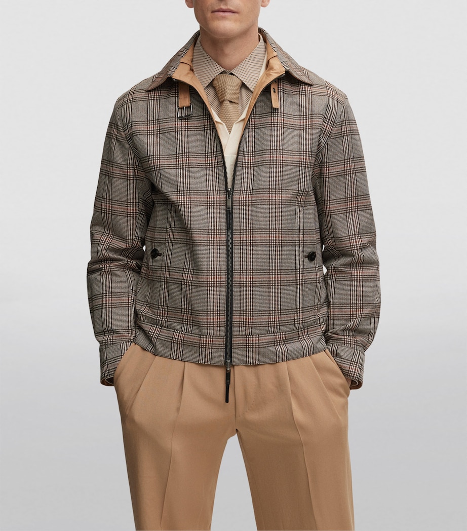 Reversible Water-Repellent Check Jacket 260 Image 3