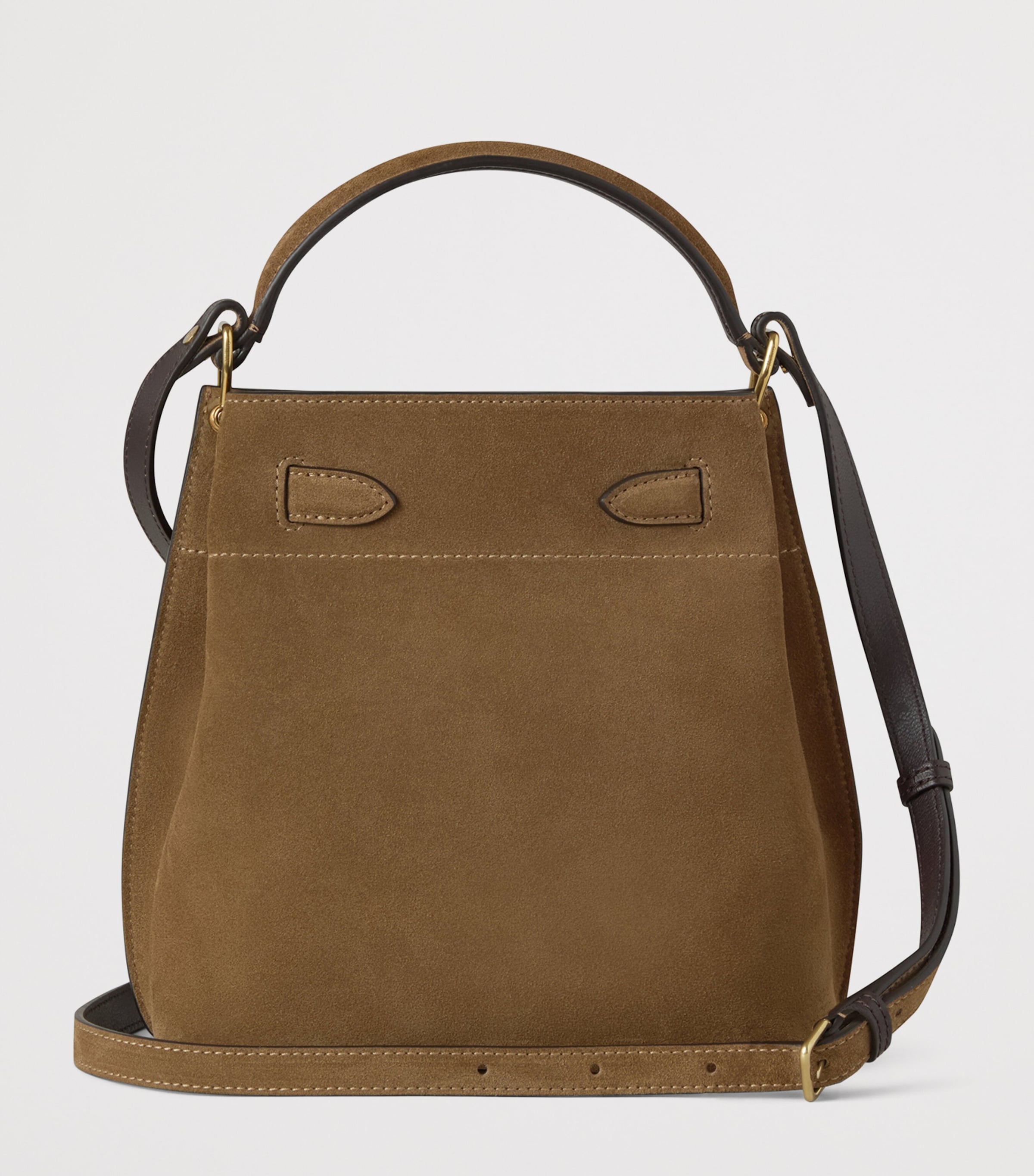 Mulberry Leather Islington Bucket Bag Salcombe Sand Image 3