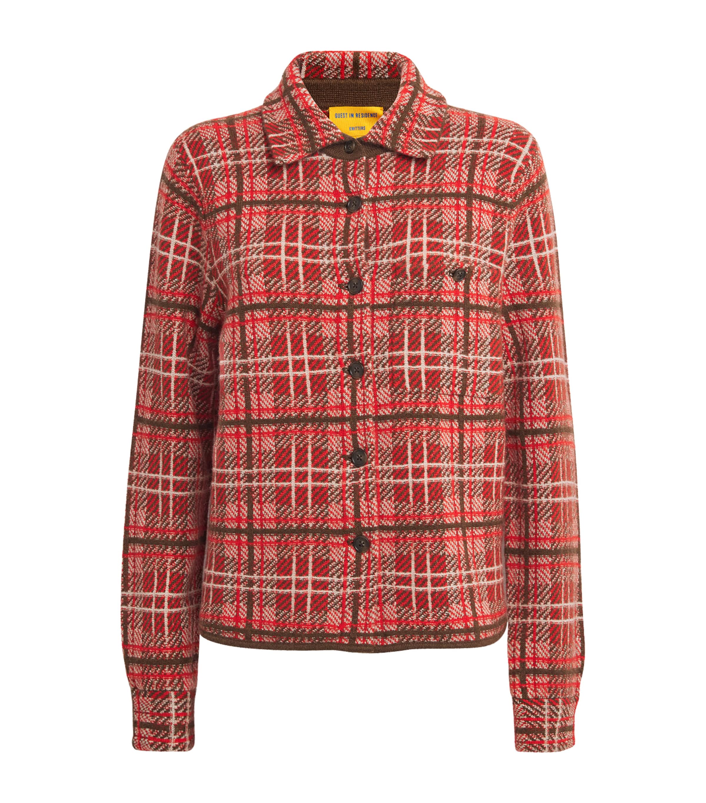 Cashmere Plaid Dylan Shirt CHILI COMBO Image 1