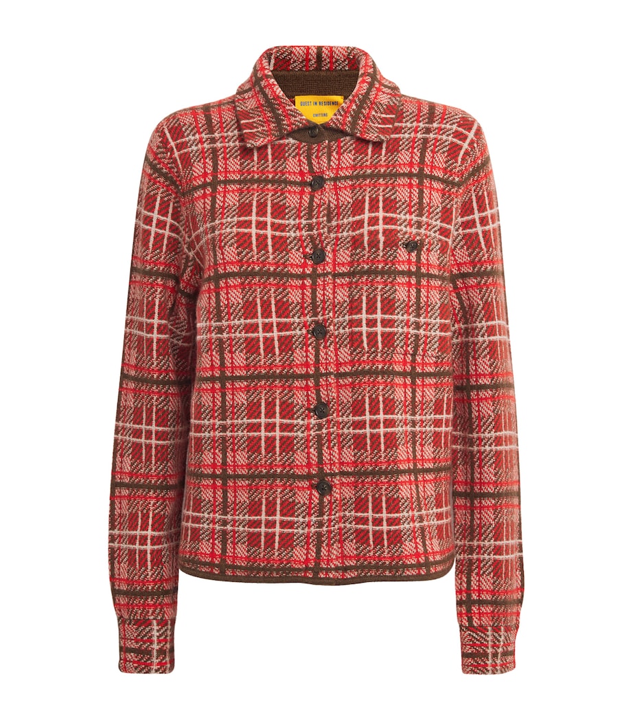 Cashmere Plaid Dylan Shirt CHILI COMBO Image 1