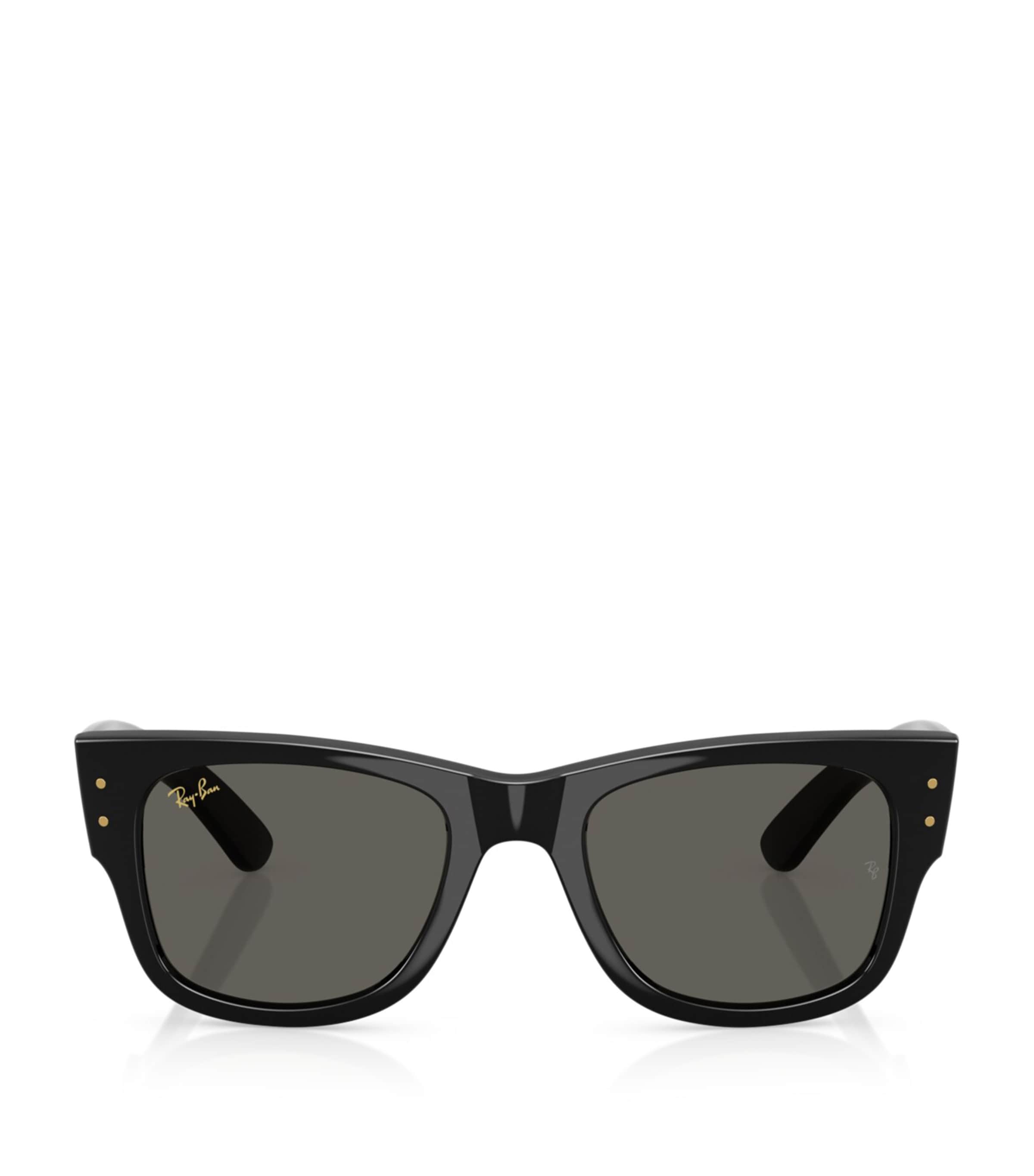 Ray Ban X A$ap Rocky Rb0840s Mega Wayfarer Sunglasses In Black
