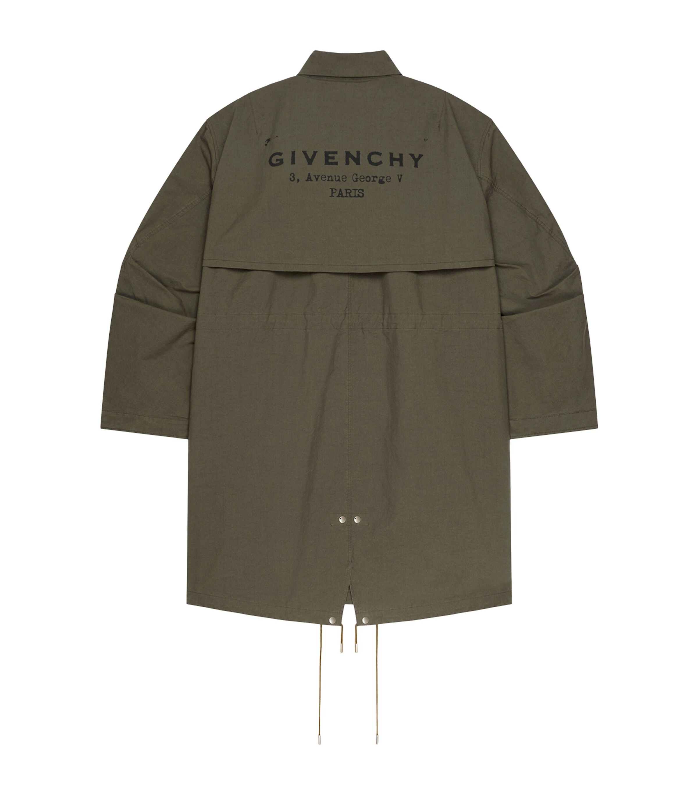 パーカー・フーディ GIVENCHY FW25 PARKA WITH LOGO (BM01D1164Z 305) GIVENCHY - Men Couture Seam Parka Coat – Atelier New York