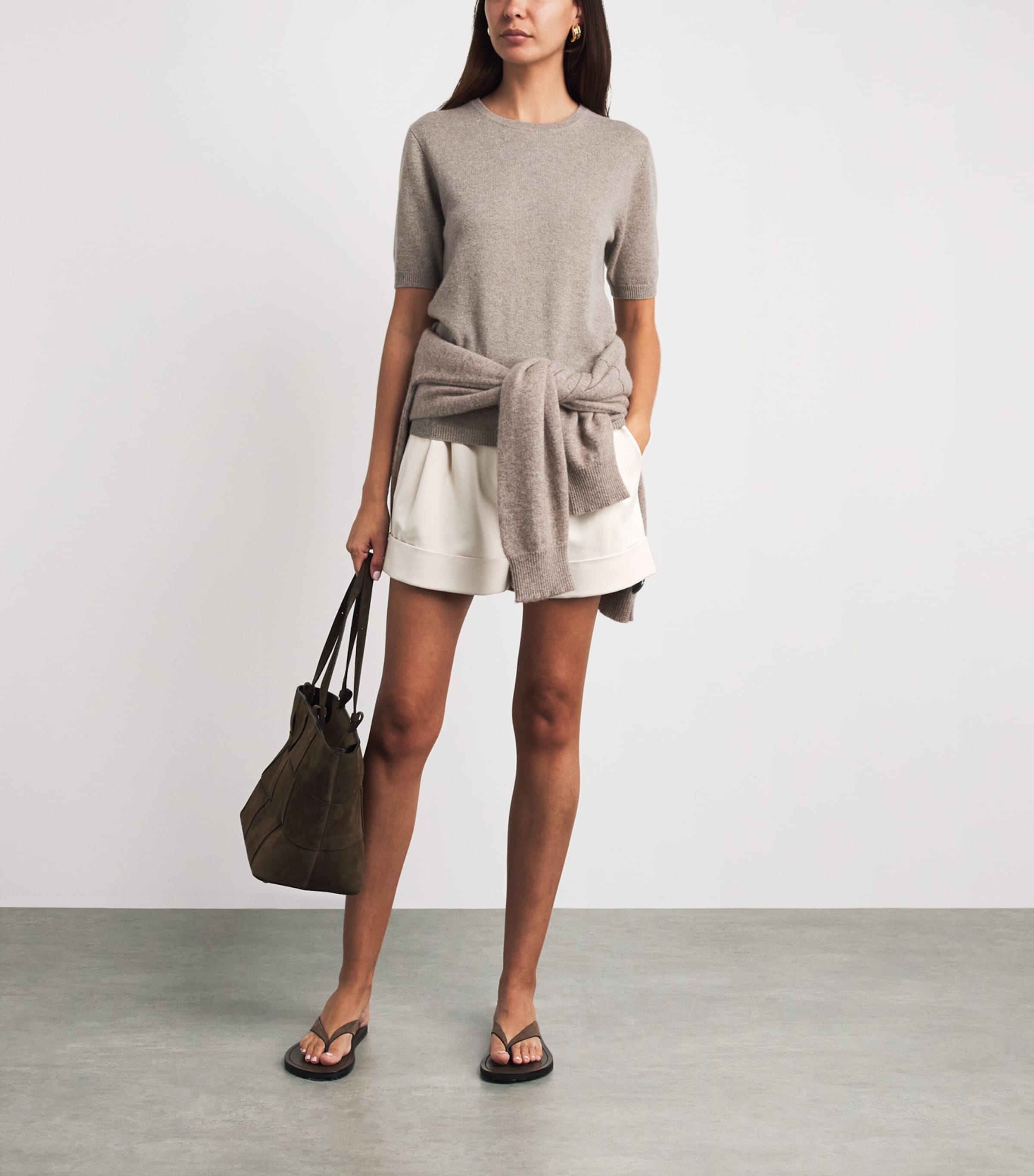 Rag & Bone Womens Neila Shorts Birch Image 2