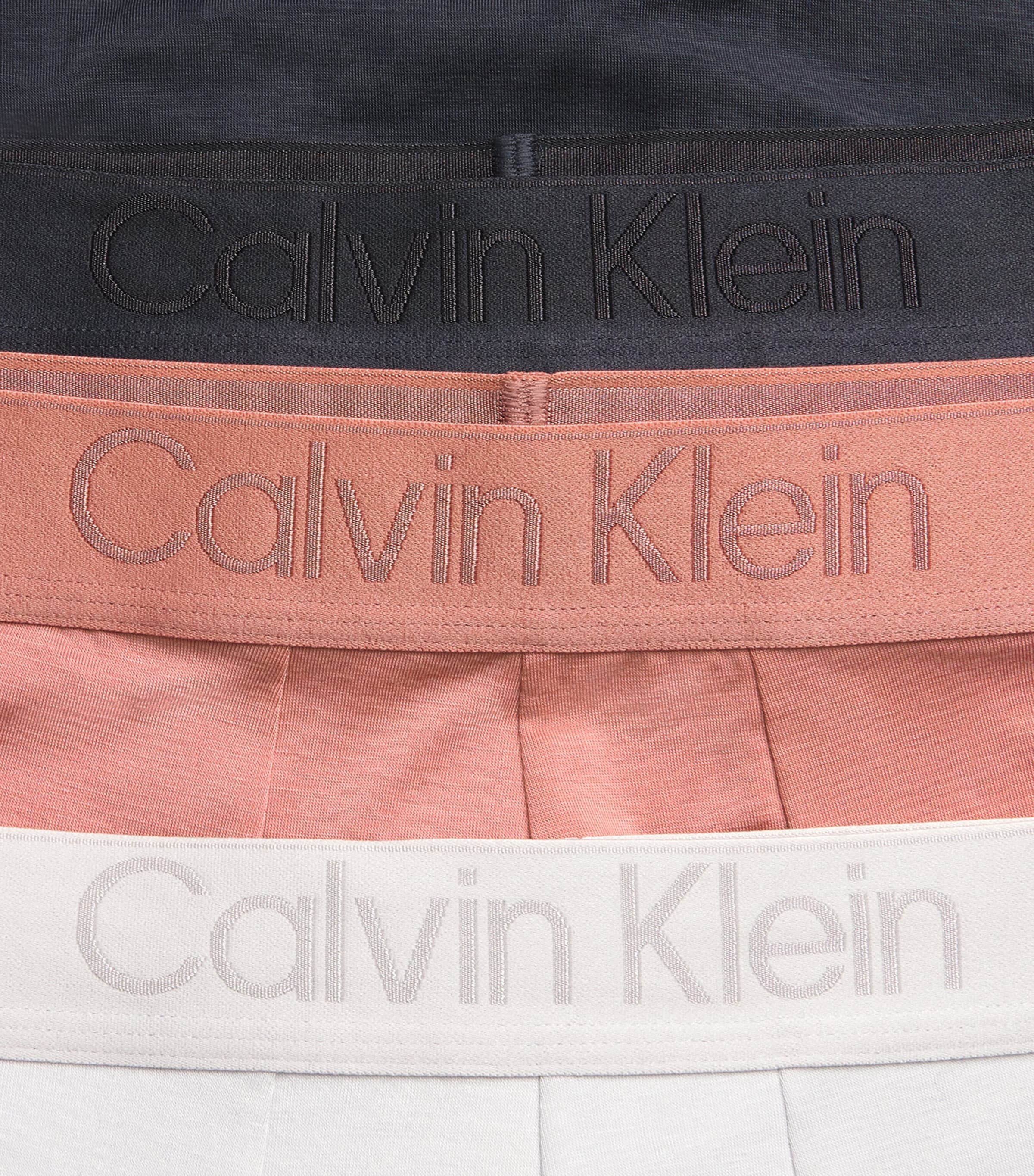 Calvin Klein Mens CK Black Low Rise Trunks (Pack of 3) Uyq Multi Image 5