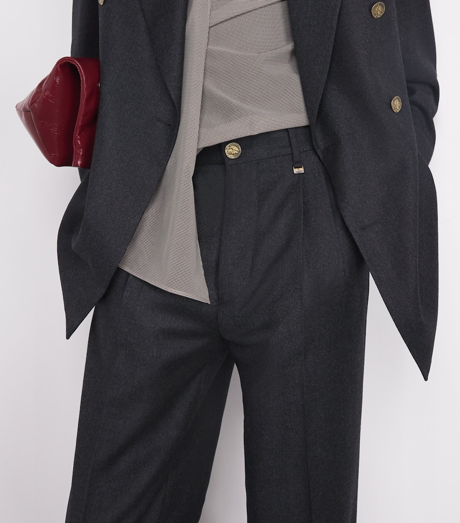 Wool Rafael Trousers P403 CHARCOAL Image 6