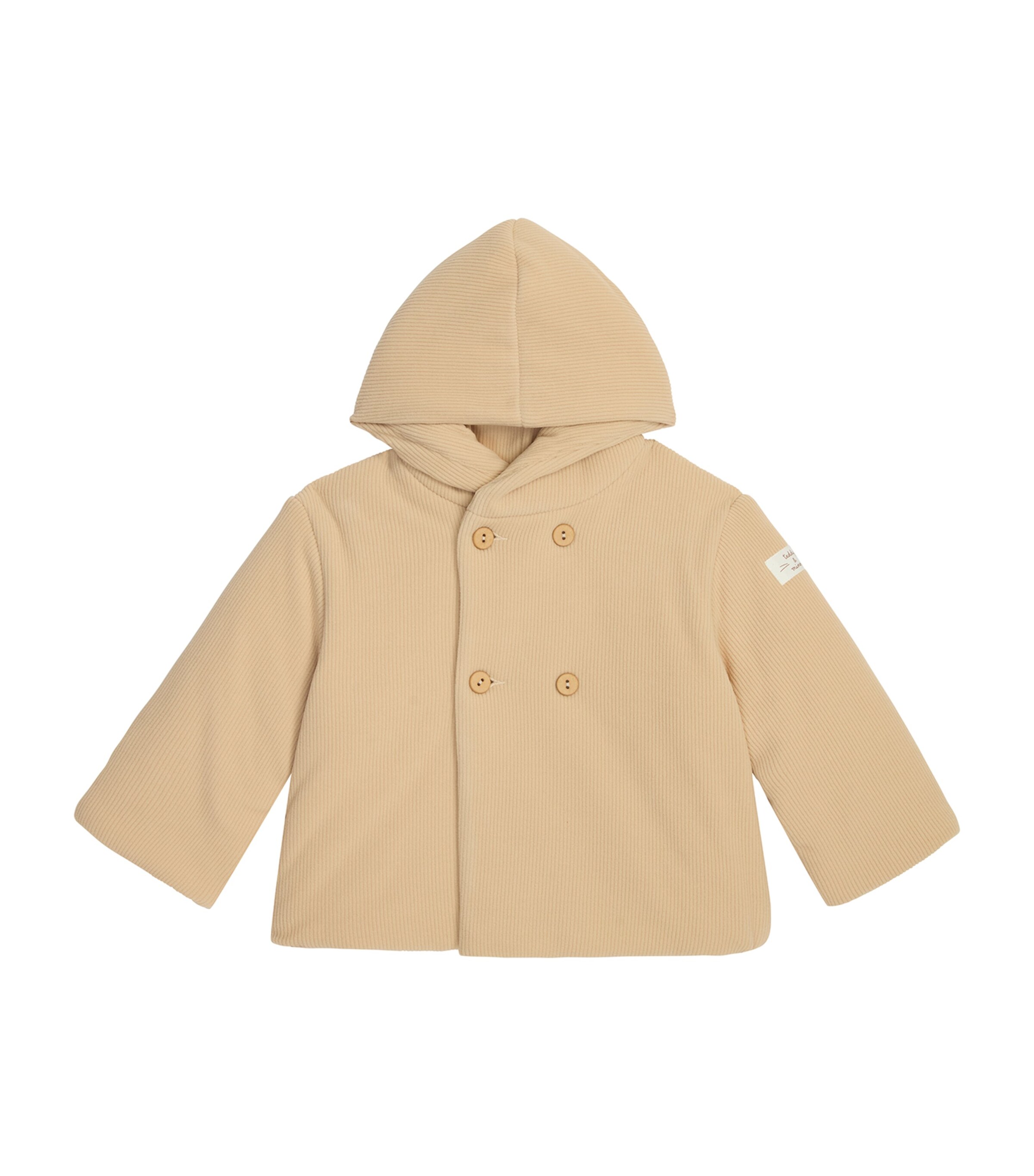 Teddy & Minou Organic Cotton Hooded Coat (0-18 Months) Image 1