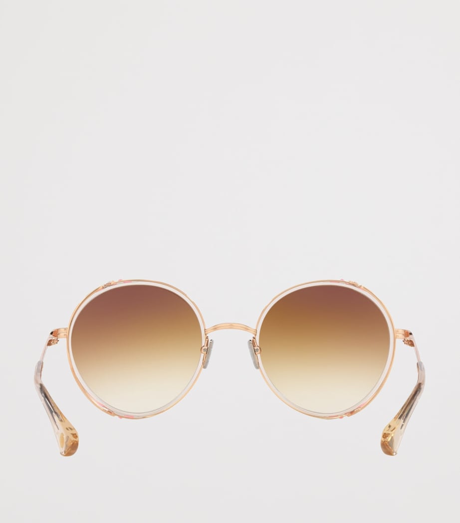DITA Lageos Round Sunglasses Clear Image 4