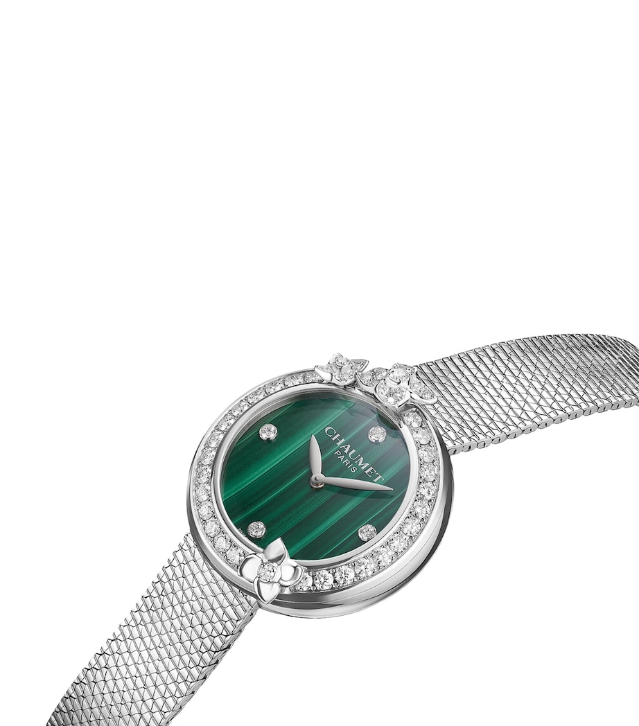 Stainless Steel and Diamond Hortensia Watch 28mm STAINLESS STEEL Image 2