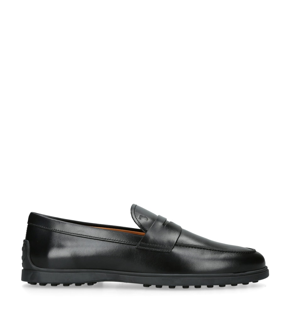 Leather Gomma Loafers BLACK Image 1