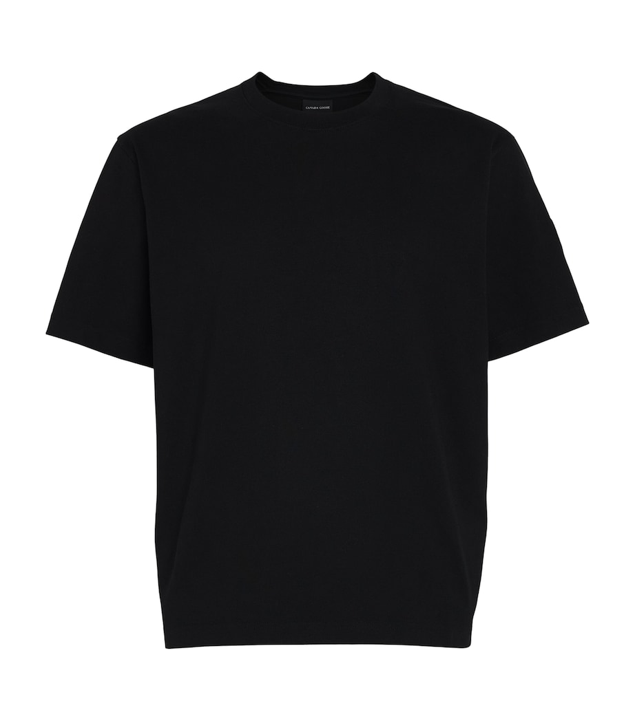 Canada Goose Mens Organic Cotton Novo T-Shirt Black Image 1