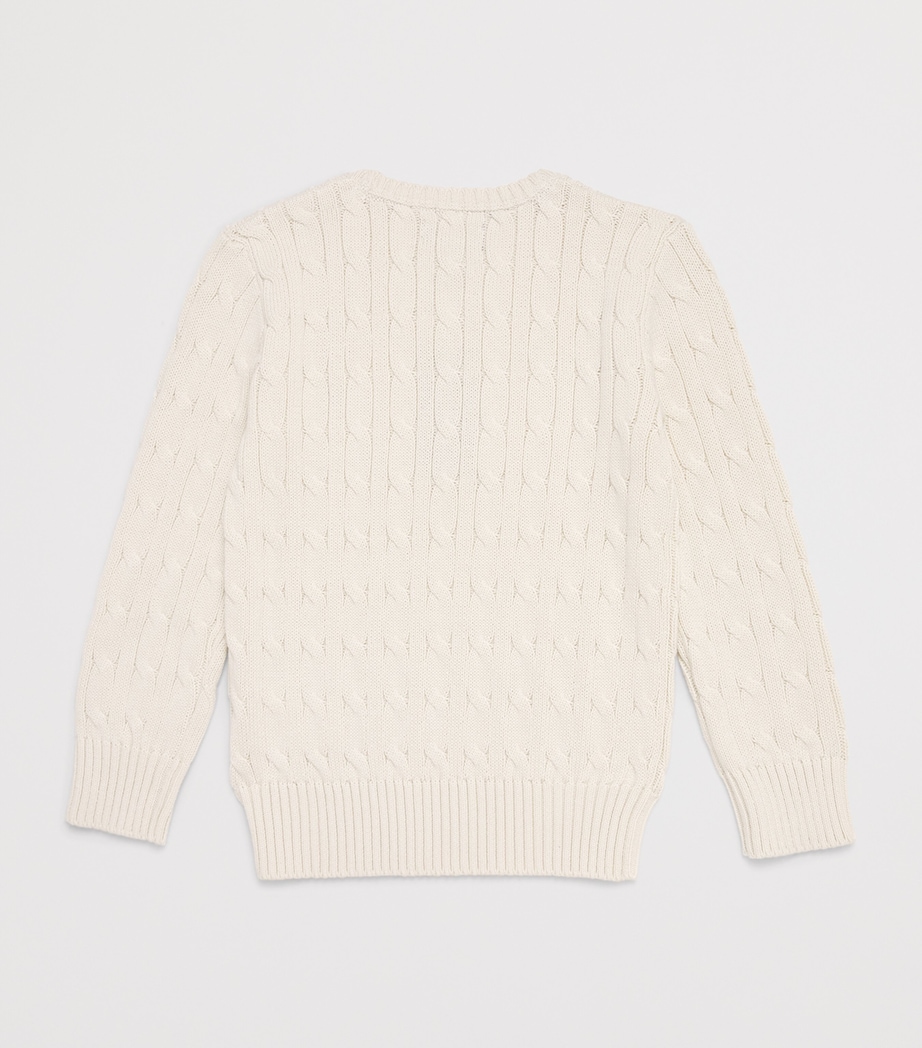 Cotton Cable-Knit Sweater (6-14 Years) NEVIS Image 2