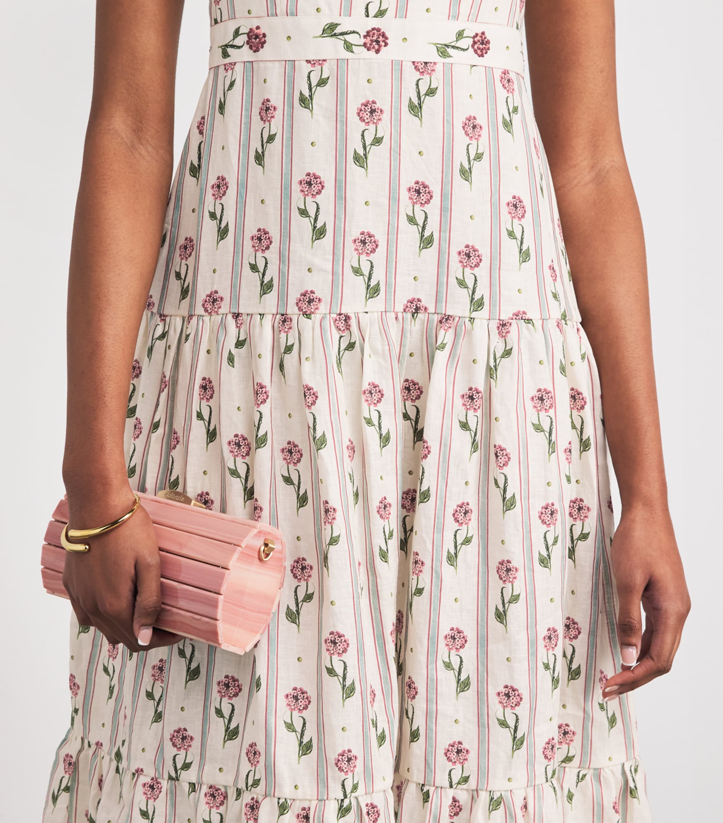 Linen Lima Maxi Dress MULTICOLOUR Image 6