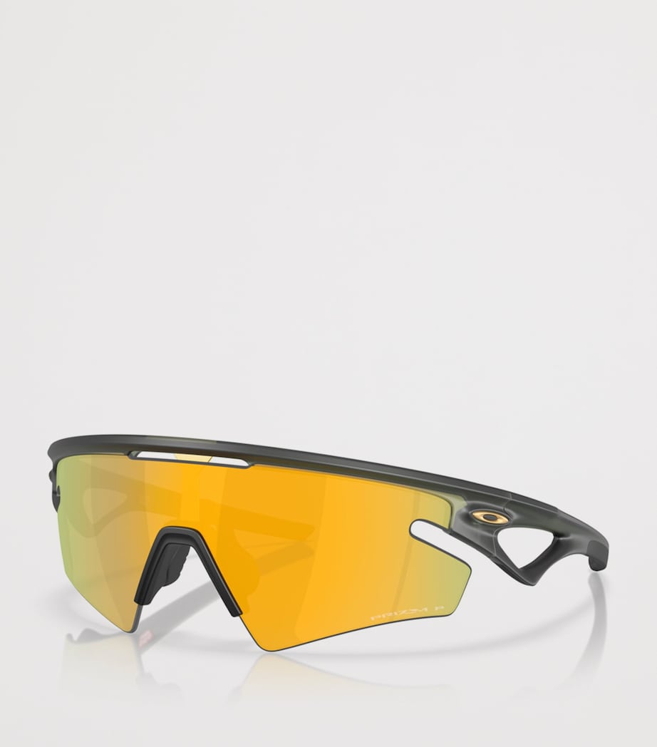 Oakley Sphaera Slash Rectangle Sunglasses Green Image 2