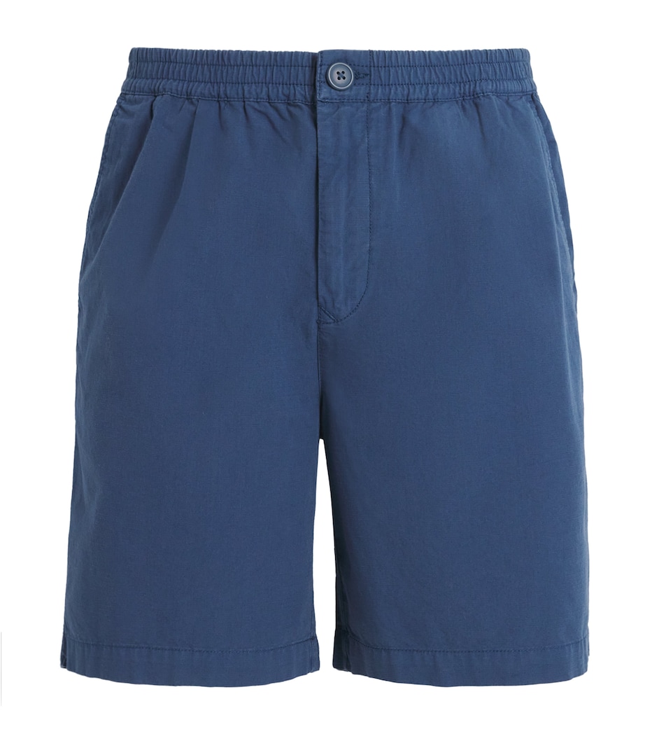 Cotton Ripstop Rickfell Shorts DARK DENIM Image 1