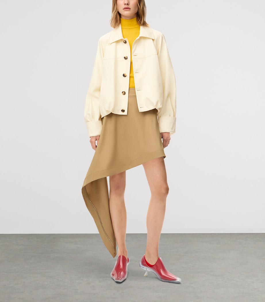 Cotton-Silk Jacket IVORY Image 2