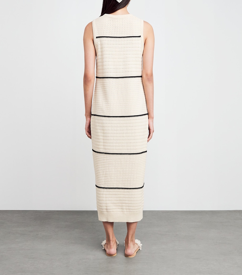Scoop-Neck Scott Midi Dress BIRCH Image 3