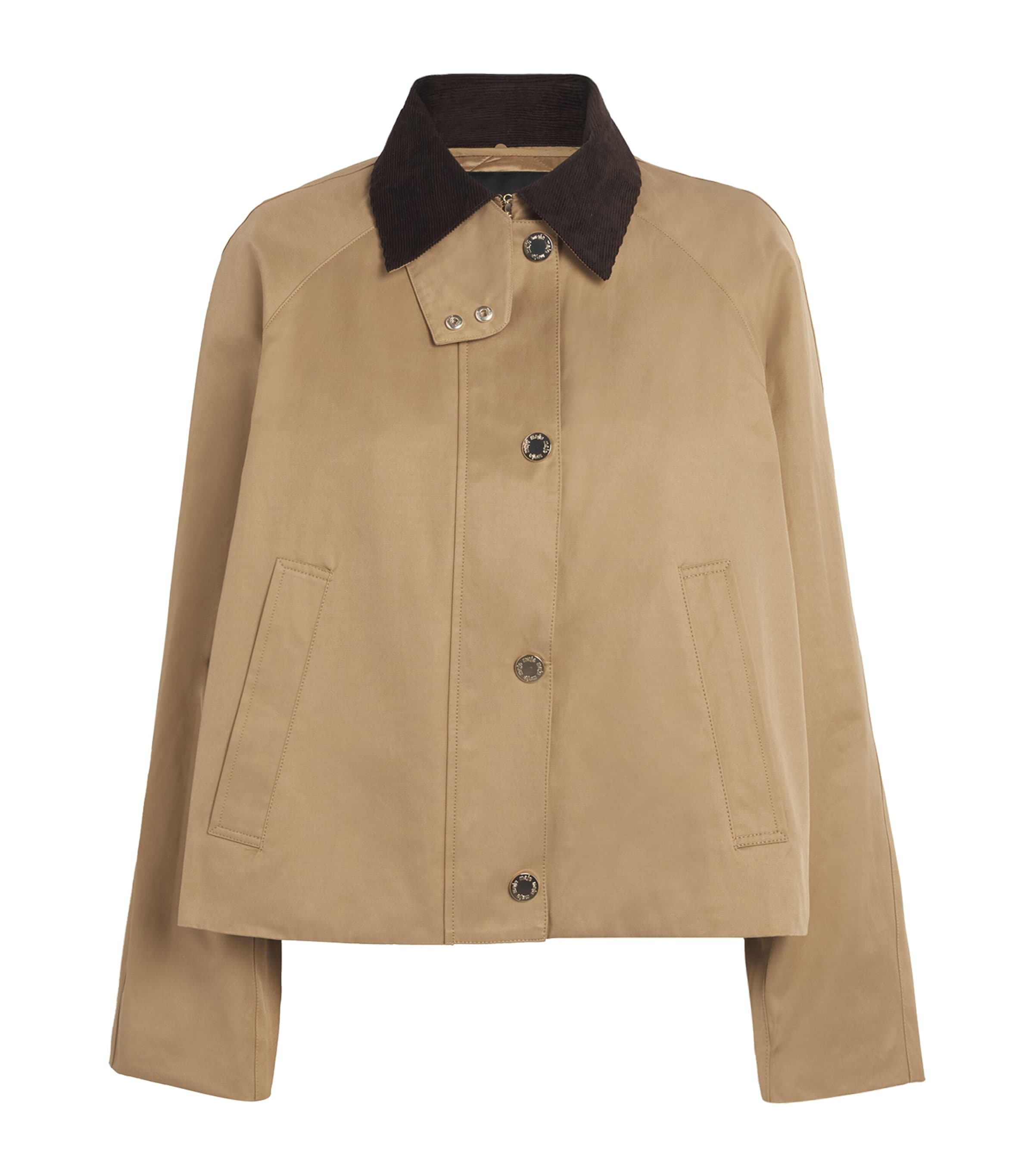 Maje Detachable-lining Chore Jacket In Brown