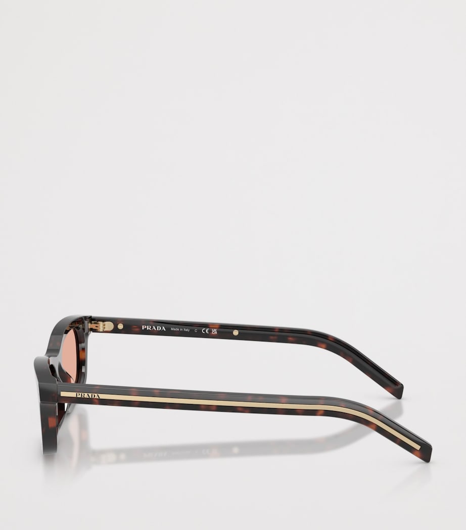 Prada Acetate Pillow Sunglasses Brown Image 3
