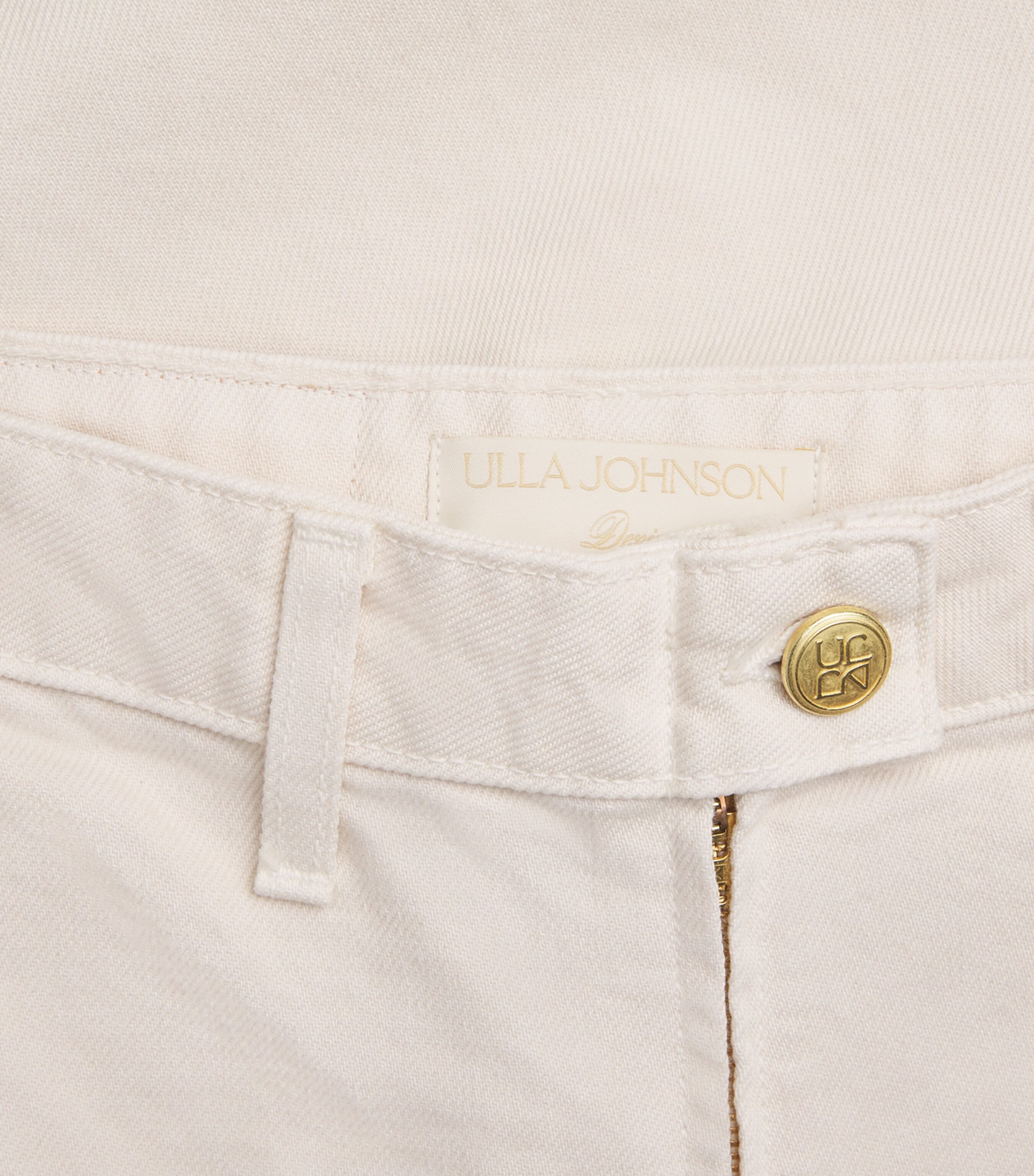 Ulla Johnson Womens Odelia Flared Jeans Cowrie Image 6