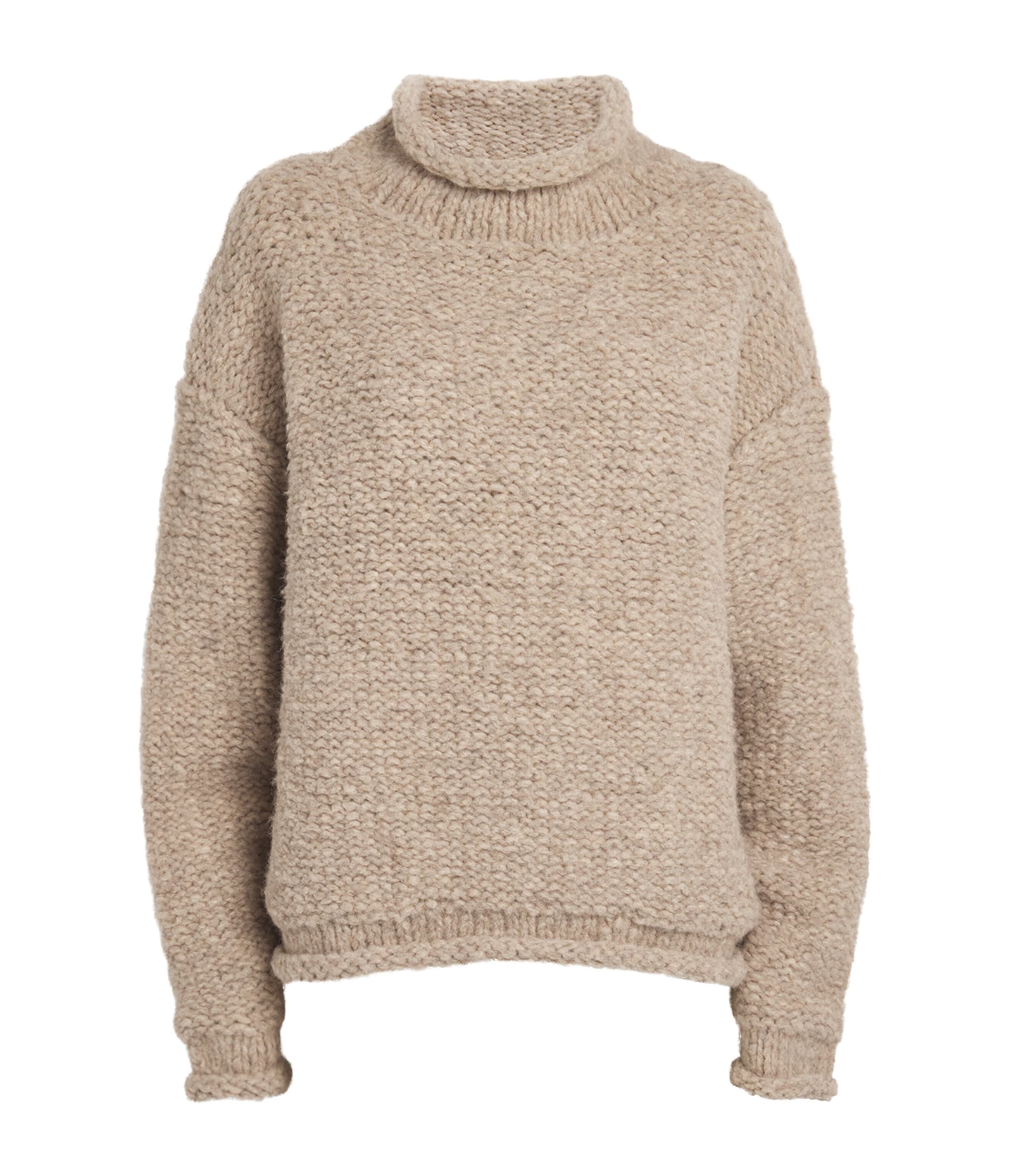 LAUREN MANOOGIAN MERINO WOOL-ALPACA BLEND SWEATER 