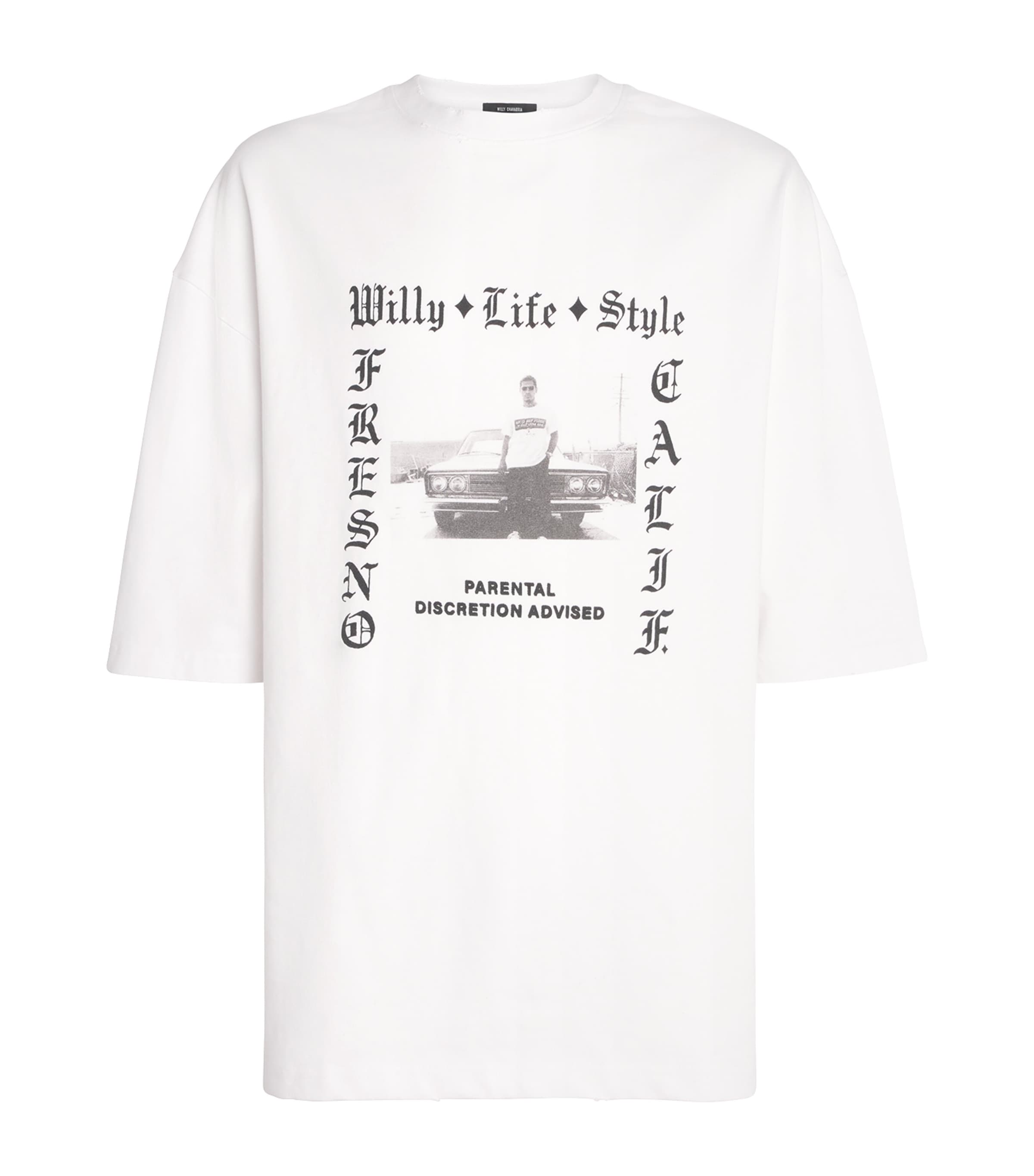 Willy Chavarria Cotton Lifestyle Northsider T-shirt In White