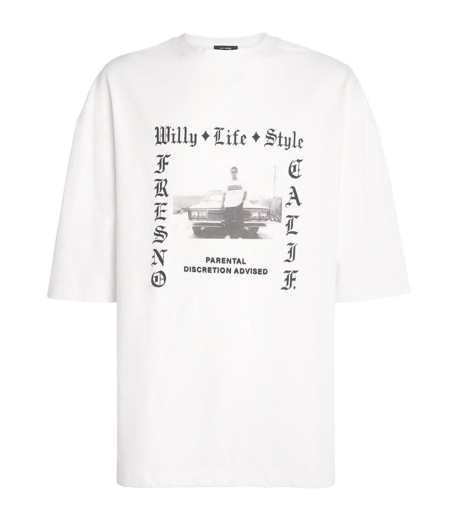 Cotton Lifestyle Northsider T-Shirt WHITE Image 1