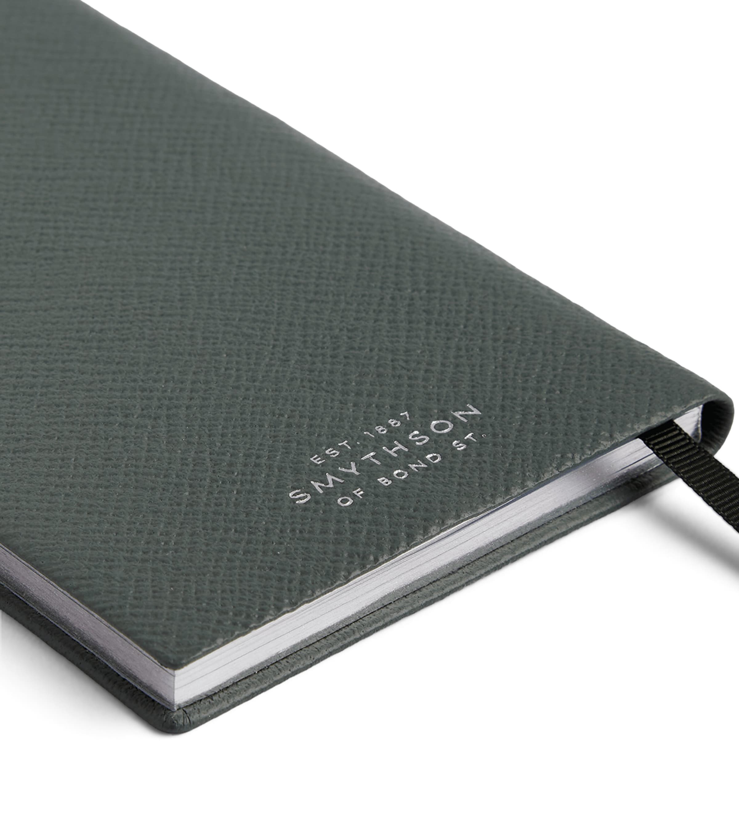 Smythson Leather Panama Weekly Diary 2027 Slate Green Image 6