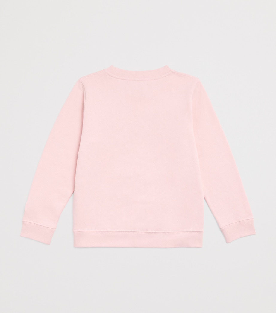 Cotton Logo Sweatshirt PINK Image 2