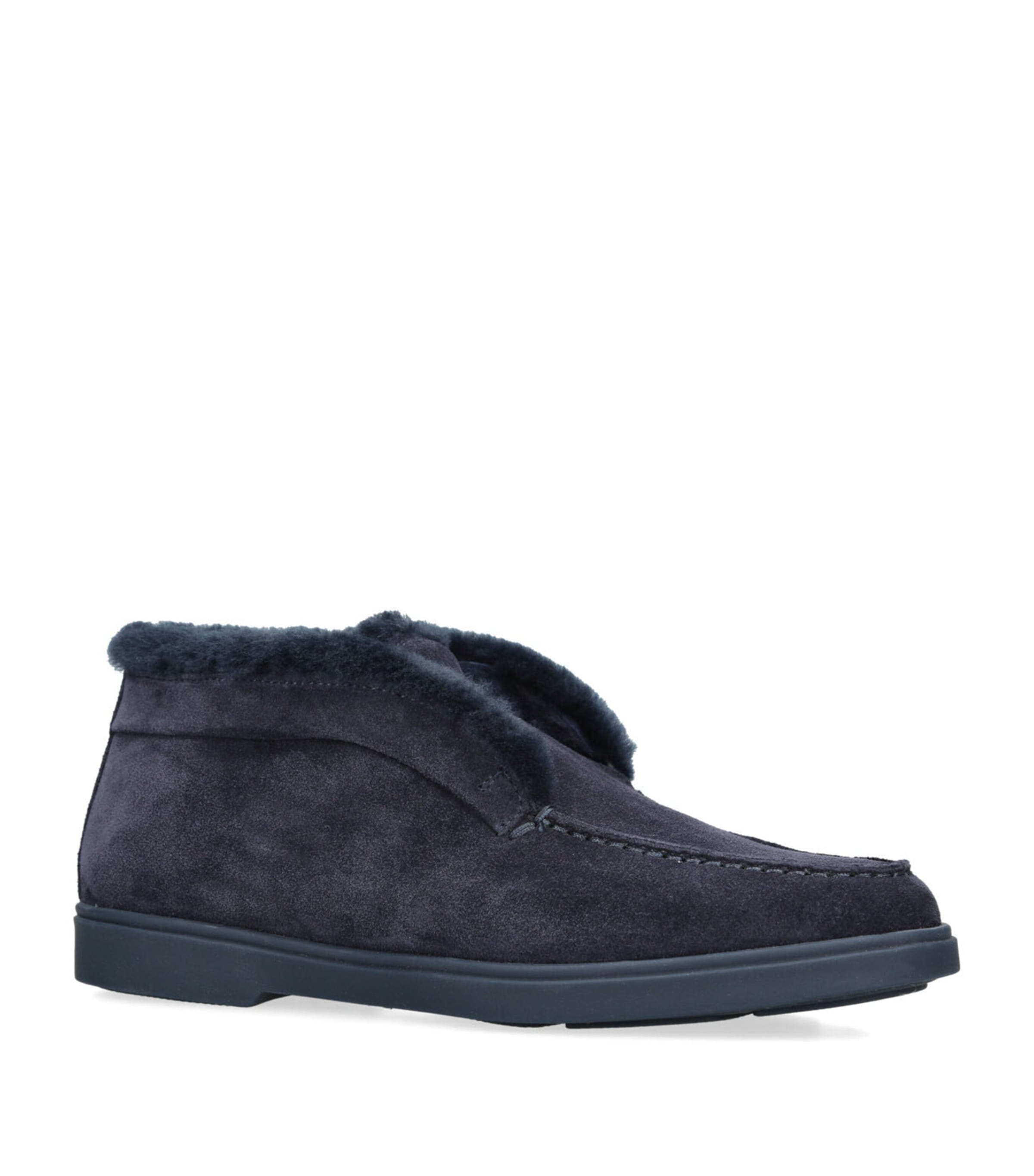 Suede Fortune Ankle Boots BLUE/DARK Image 3