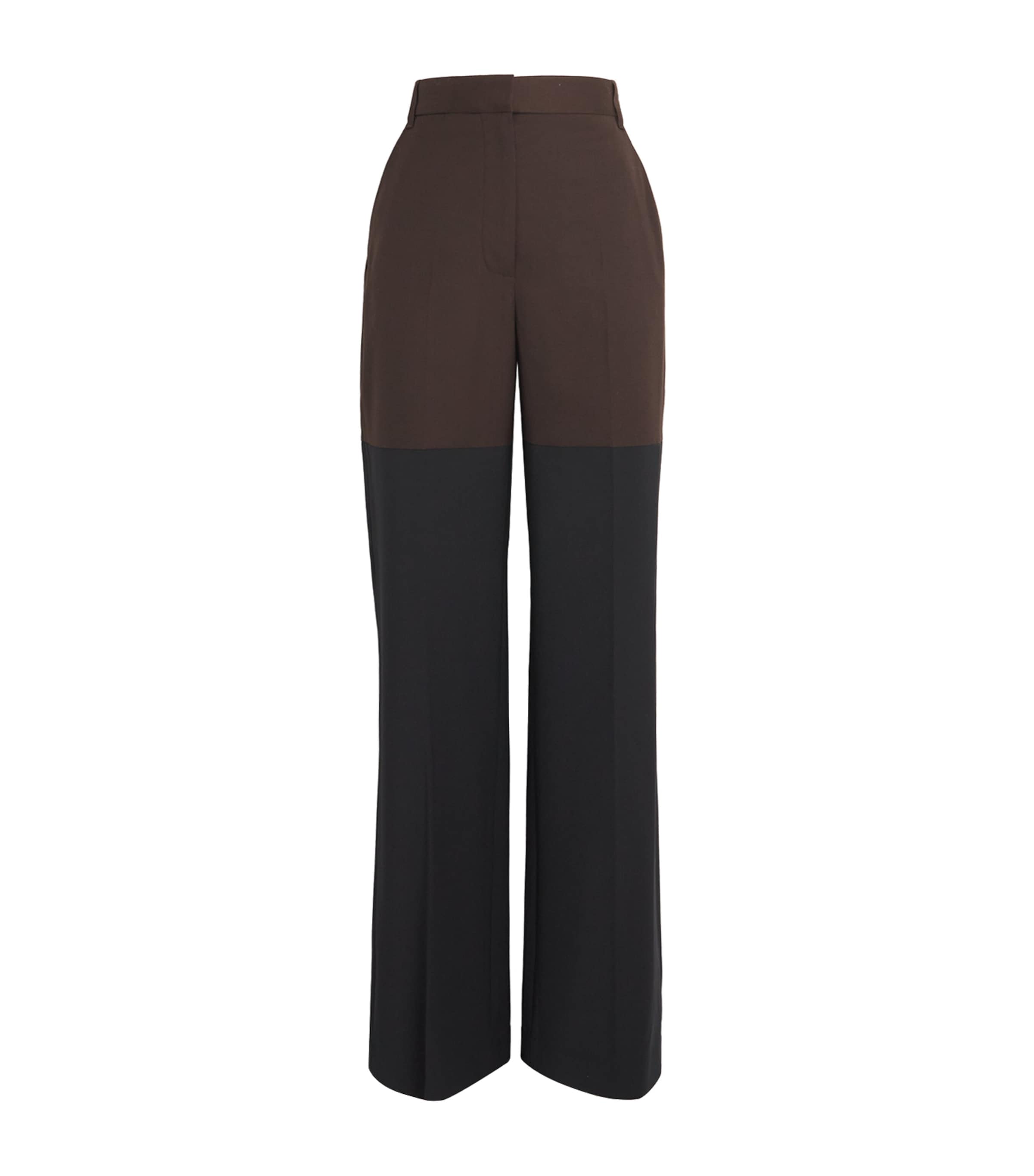 Camilla And Marc Vault Slim Tailored Trousers In Black