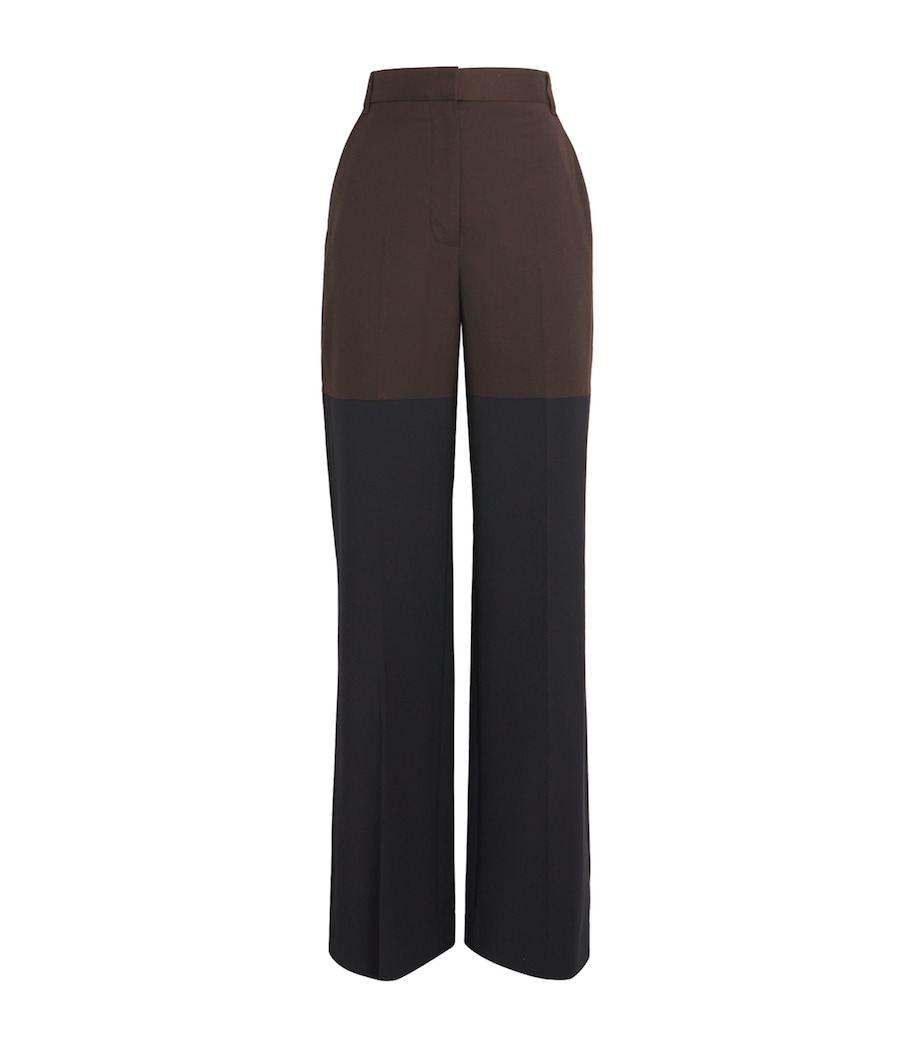 Vault Slim Tailored Trousers DBLK BLACK/CHOCOLATE Image 1