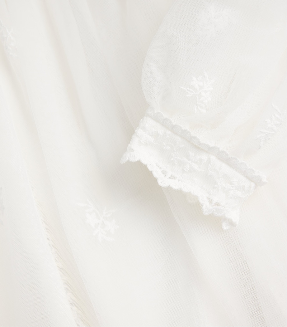 Chloé Kids Embroidered Ceremony Dress (4-14 Years) Image 3