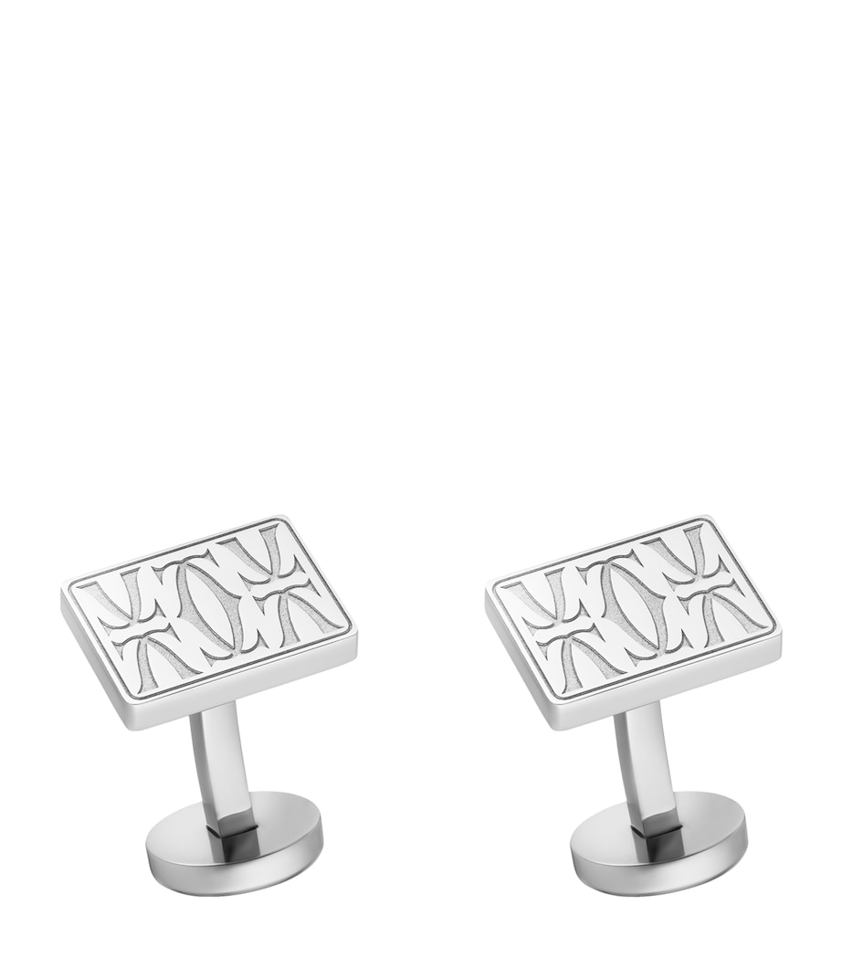 Sterling Silver Double C Cufflinks SILVER Image 1