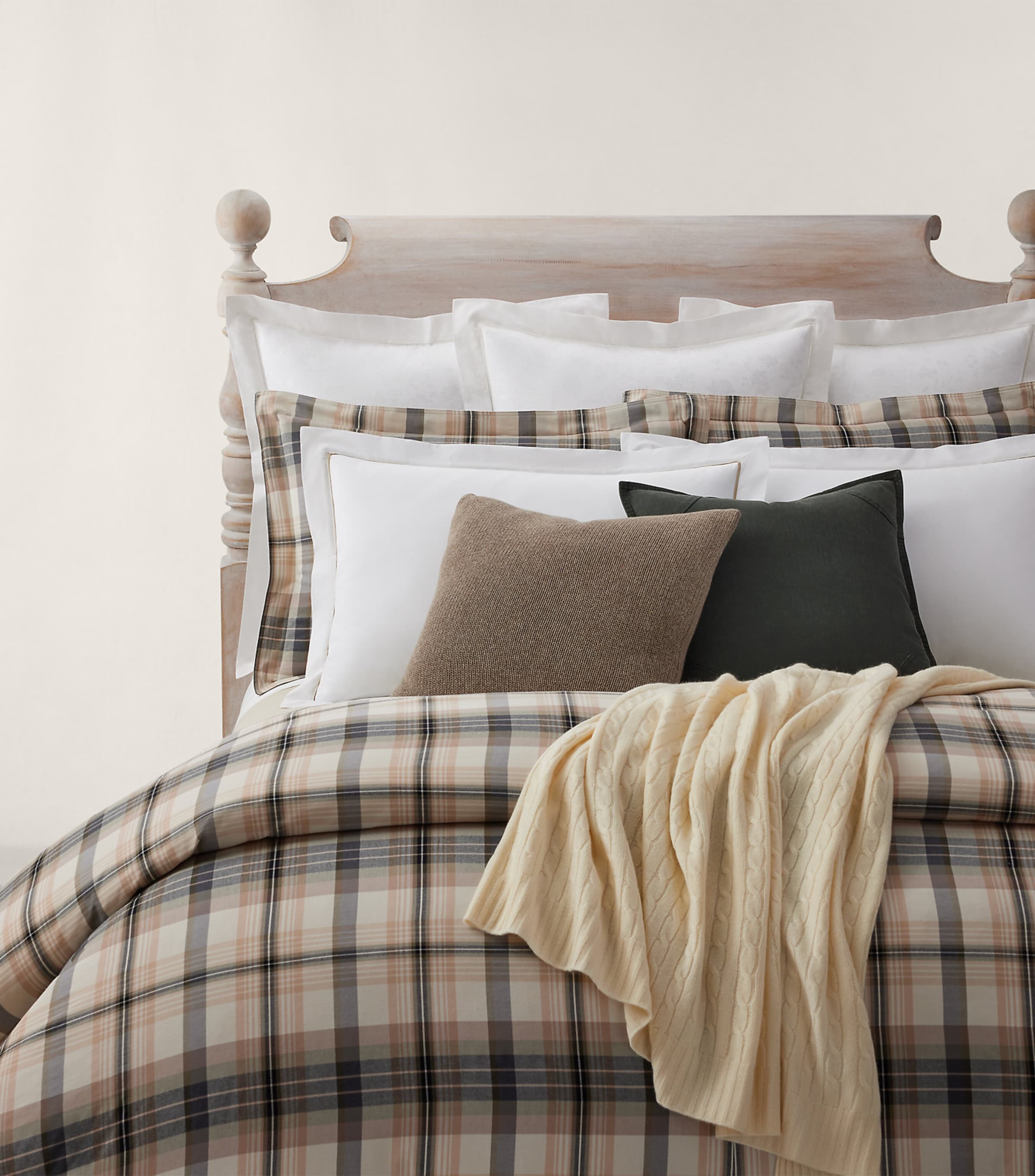 Adelina Square Oxford Pillowcase (65cm x 65cm) OATMEAL Image 2