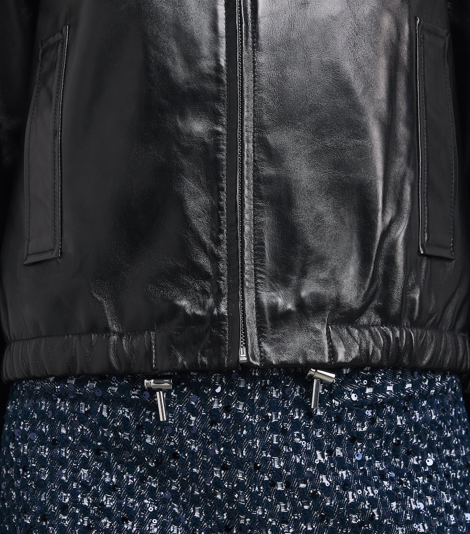 Leather Jacket BLACK Image 3