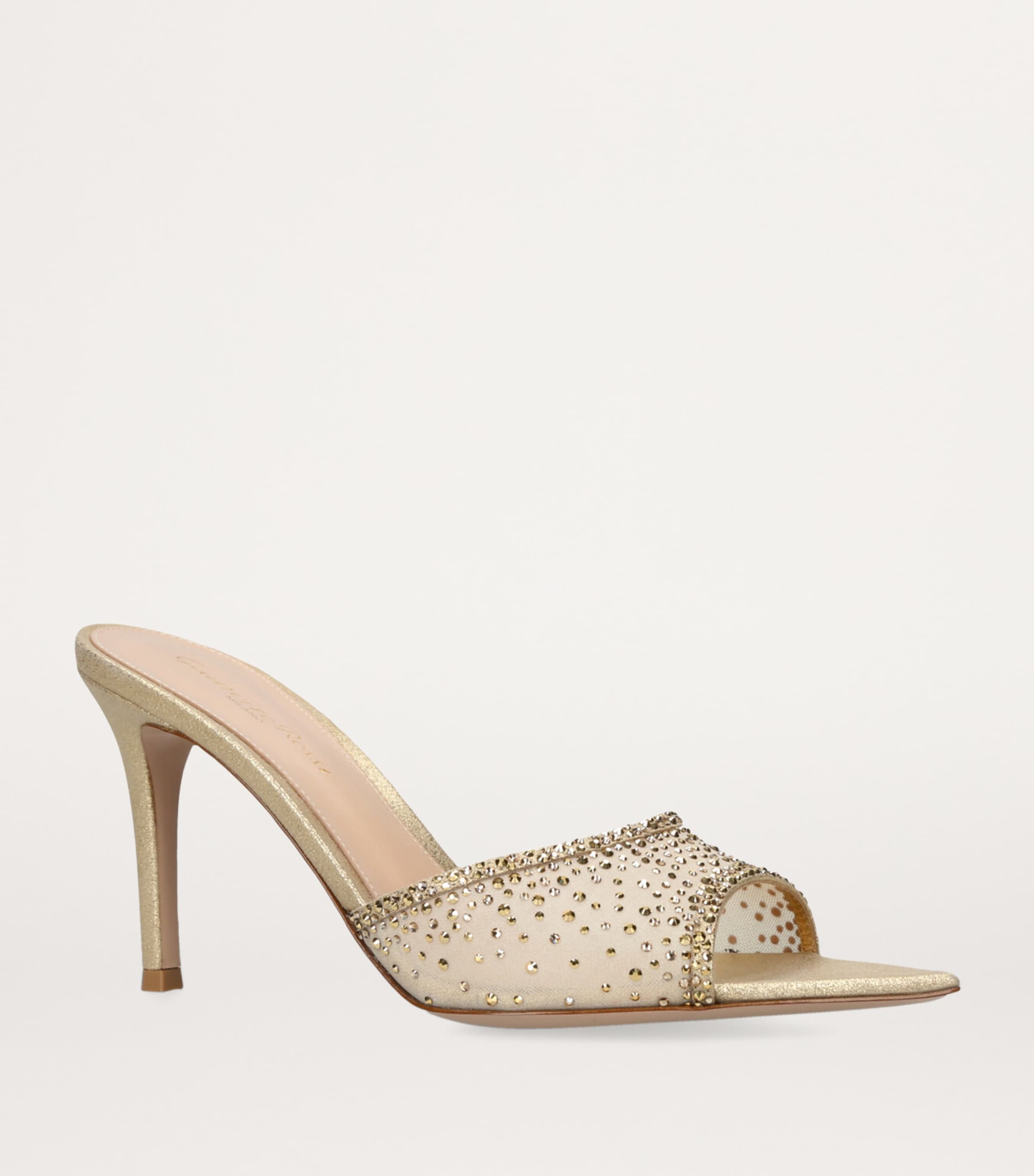 Embellished Rania Mules 85 GOLD Image 3
