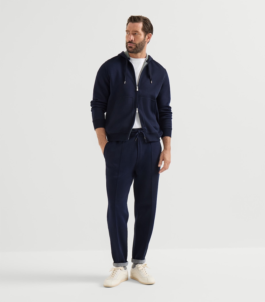 Brunello Cucinelli Mens French Terry Drawstring Sweatpants Image 5