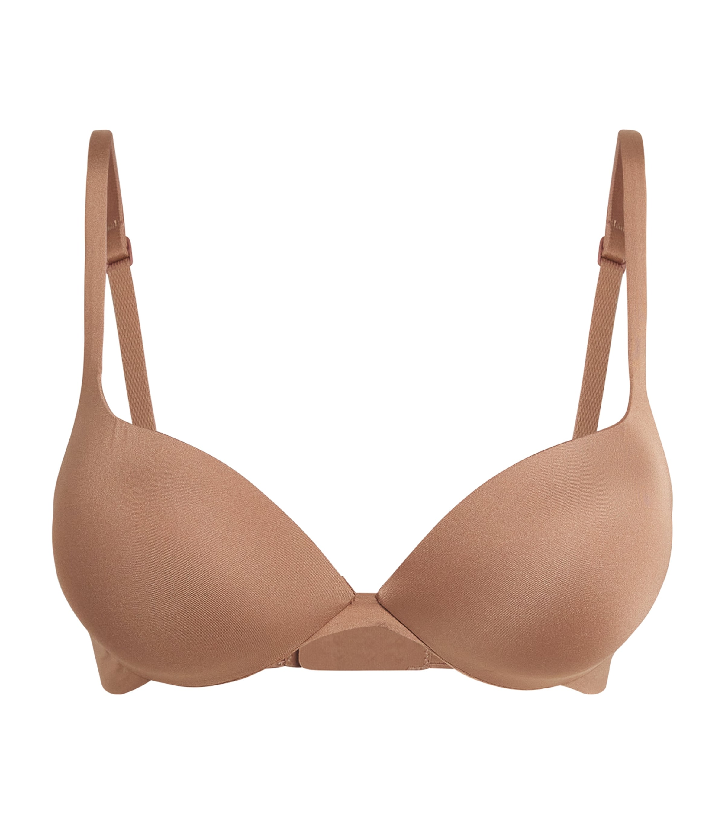 Skims 30D Bra Tan Fits Everybody Push Up Demi Underwire Back