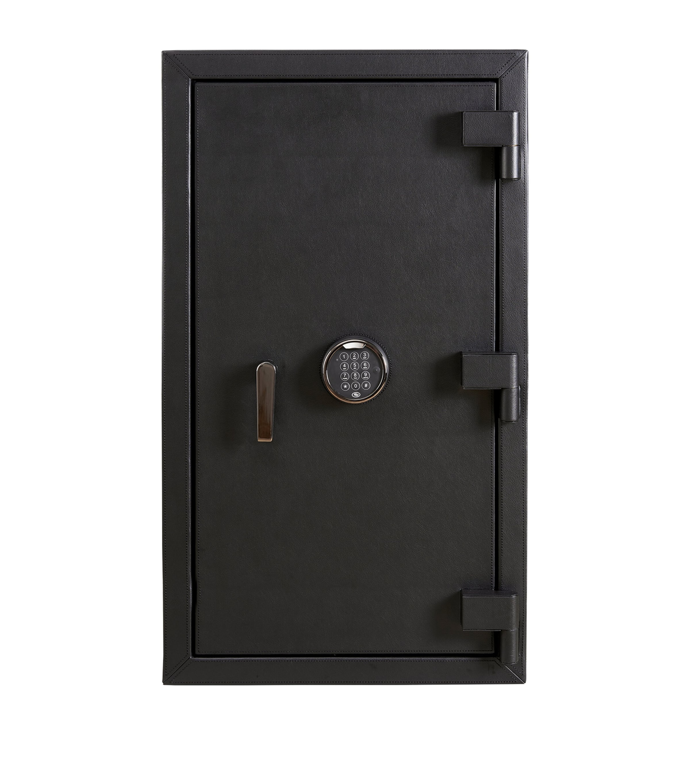 WOLF Athos 12 Piece Watch Winder and Jewellery Safe Black Image 1